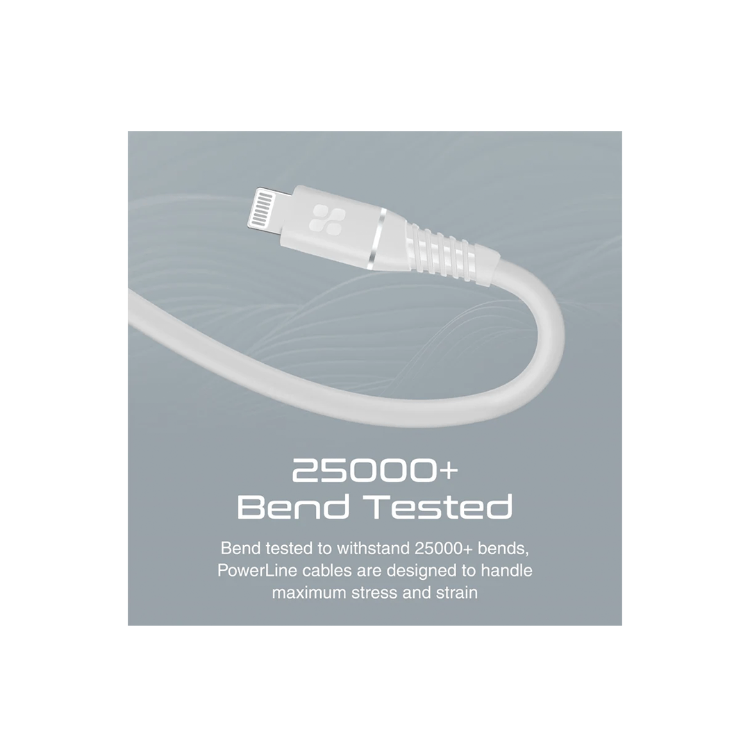 Promate PowerLine-Ci120 20W Power Delivery USB-C To Apple® Lightning Connector Cable Promate PowerLine-Ci120 20W Power Delivery USB-C To Apple® Lightning Connector Cable